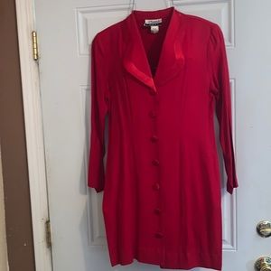 Marnie West Red Vintage dress Size 10